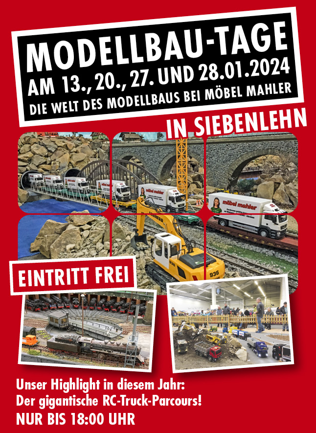 Mbel-Mahler Siebenlehn - Modellbautage im Januar 2024 