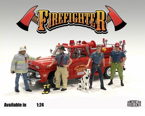 Zur Serie der US-Feuerwehrleute sind nun vier neue Szenenfiguren hinzugekommen. Somit umfasst die US Szene der Feuerwehrleute insgesamt 8 Charaktere. 