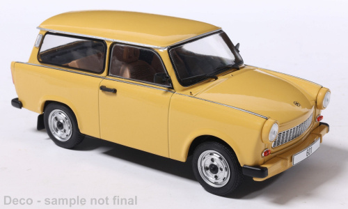 Trabant 601 S Universal Trabbi 1985 hellbraun Modellauto 1:24 Whitebox 