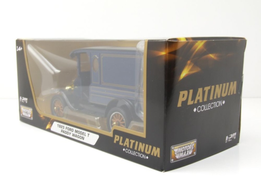 Ford Model T Paddy Wagon 1925 blau Modellauto 1:24 Motormax