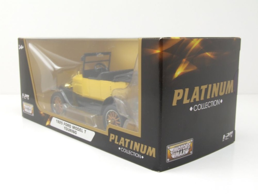 Ford Model T Touring 1925 gelb Modellauto 1:24 Motormax