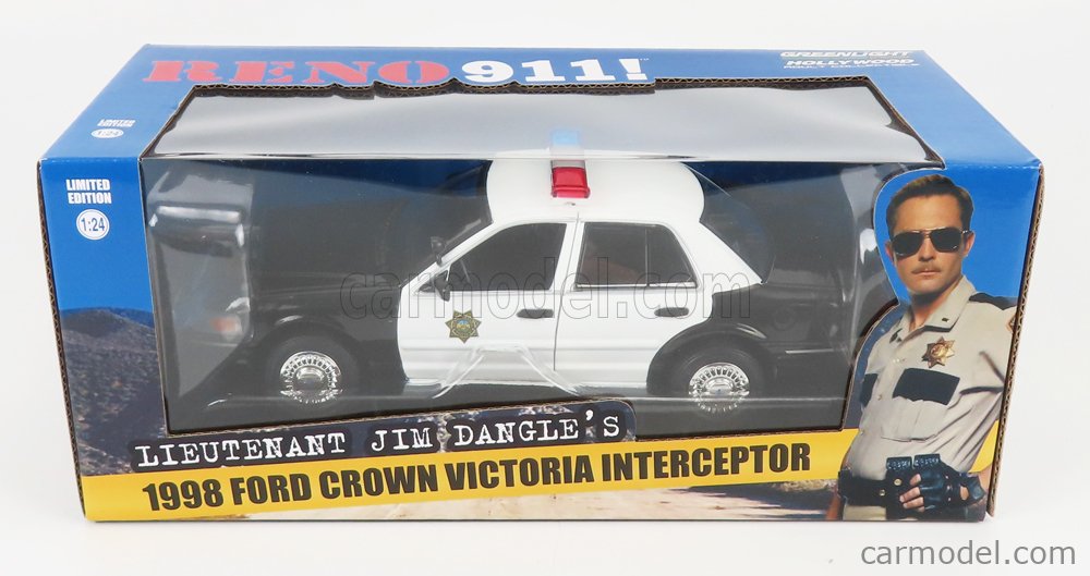 Greenlight - Crown Victoria Police Interceptor 1998 - Reno 911 - Carmodel 161037 - TV Series - Polizia