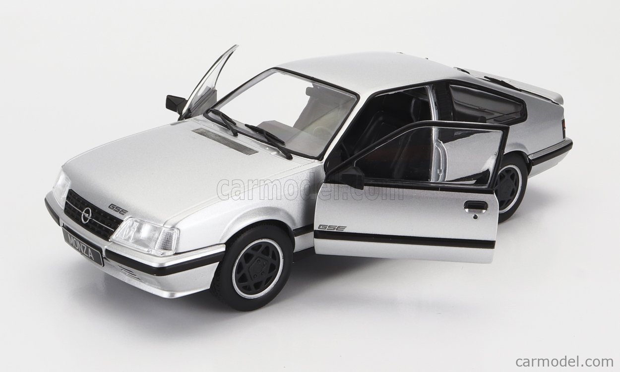 Opel Monza A2 GS/E, Baujahr 1983, Silber, Türen zum öffnen, WB124156-O, EAN 4052176758014