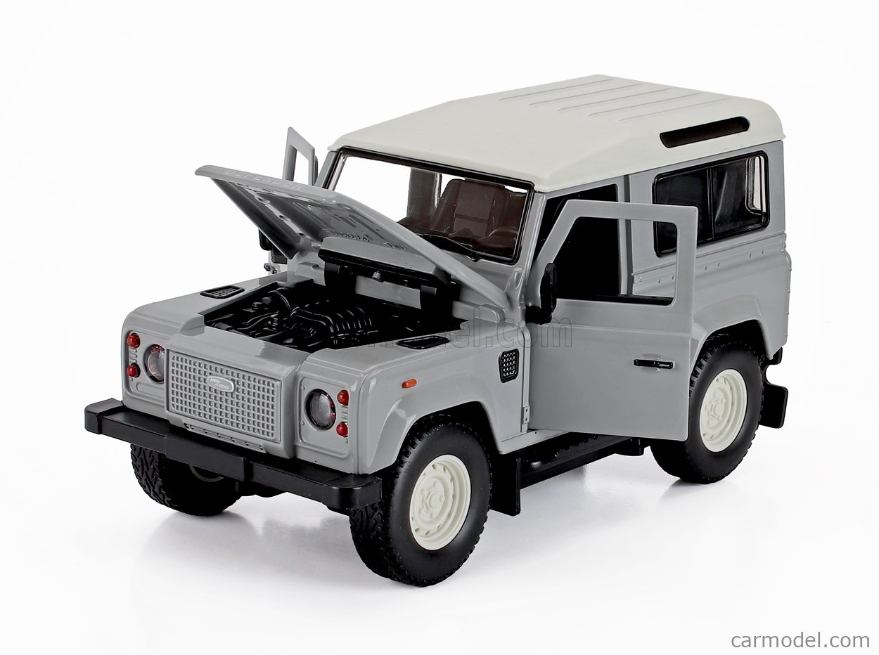 RE-EL Toys - Land Rover DEFENDER 90 CLASSIC WORK V8 ISLAY EDITION 2023 Grau/Weiss