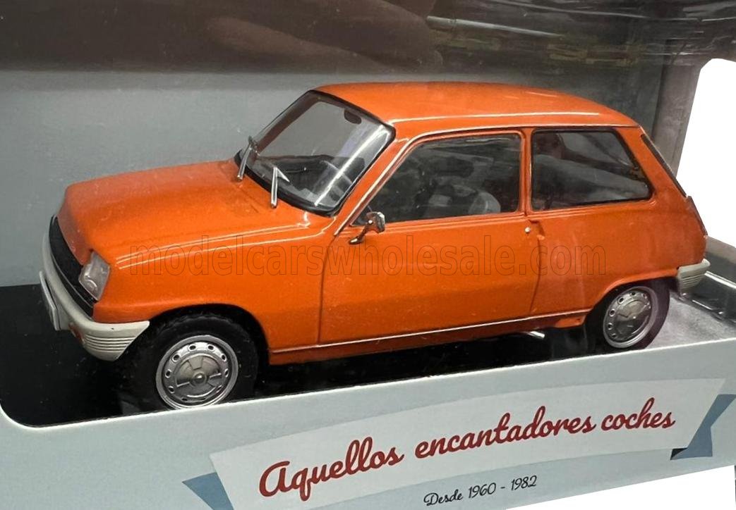 Renault R5 TL 1972 in orange - Edicola - Epoche IV. Maßstab 1:24 