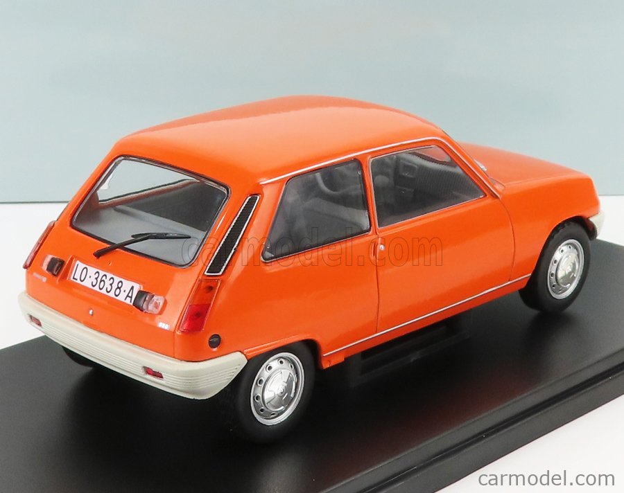 Renault R5 TL 1972 in orange - Edicola - Epoche IV. Maßstab 1:24 
