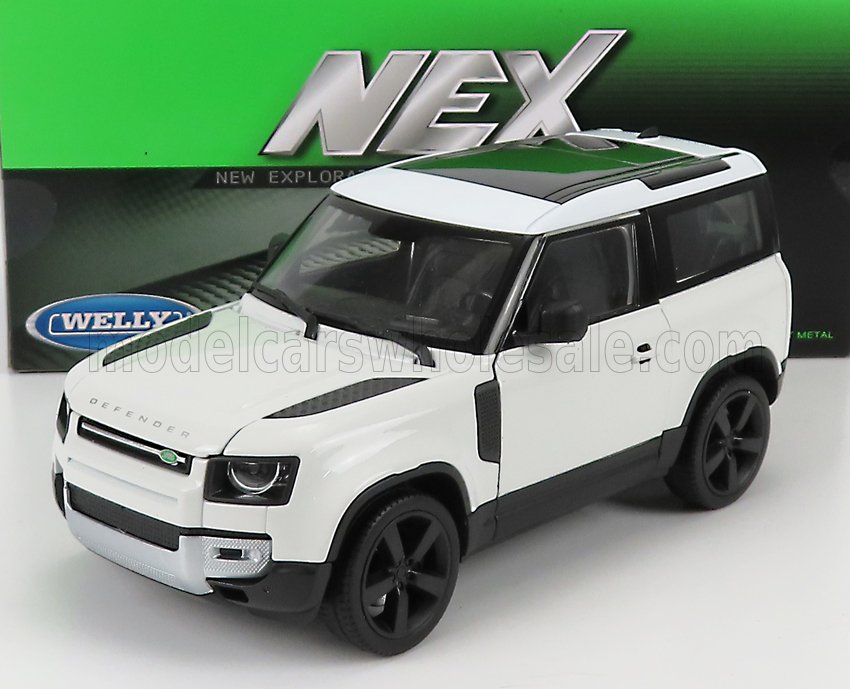Land Rover, New Defender 90, Baujahr 2020, Weiß - Schwarz, NEX, welly, 