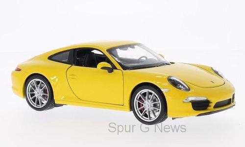 Art.-Nr. WEL24040YELLOW - Porsche 911 (991) Carrera S in gelb