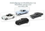 Fr 2. Kalenderwoche 2021 - neue Modellautos von Welly