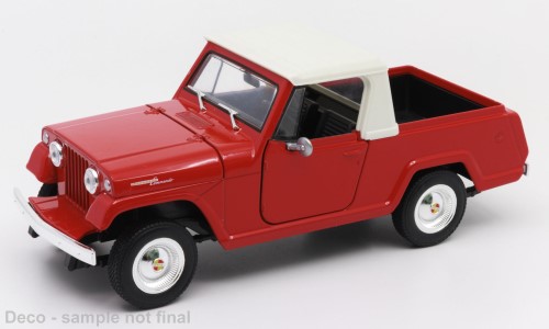 Neuheit - Jeep Ceepster PICK up mit weißem Dach - rot