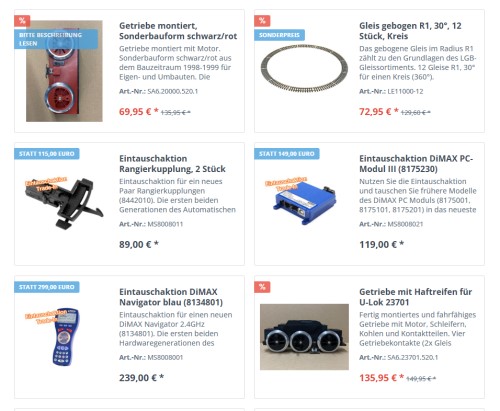 Alle weiteren Sonderangebote finden Sie unter