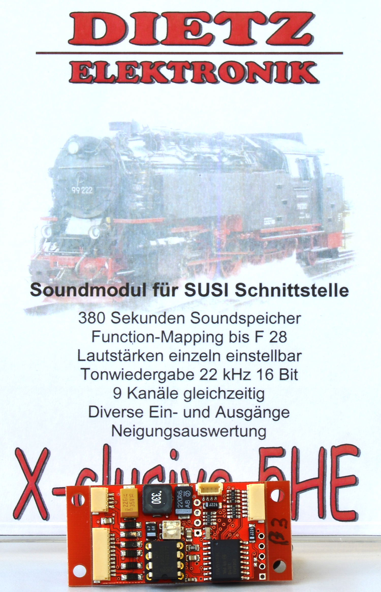 Soundmodul von Dietz - Neuheit 2014 - X-clusive-5HE