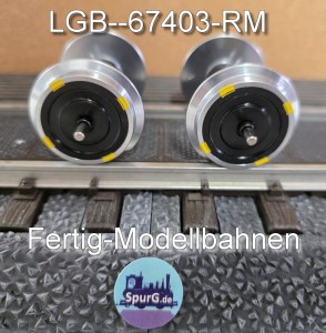 Fertig-Modellbahnen - SpurG.de - LGB Rads�tze 67403 mit Radmarkierungen 