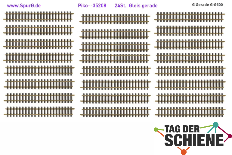 Weiterhin fuer Besucher im Fachgesch�ft gibt es das 60cm Gleis