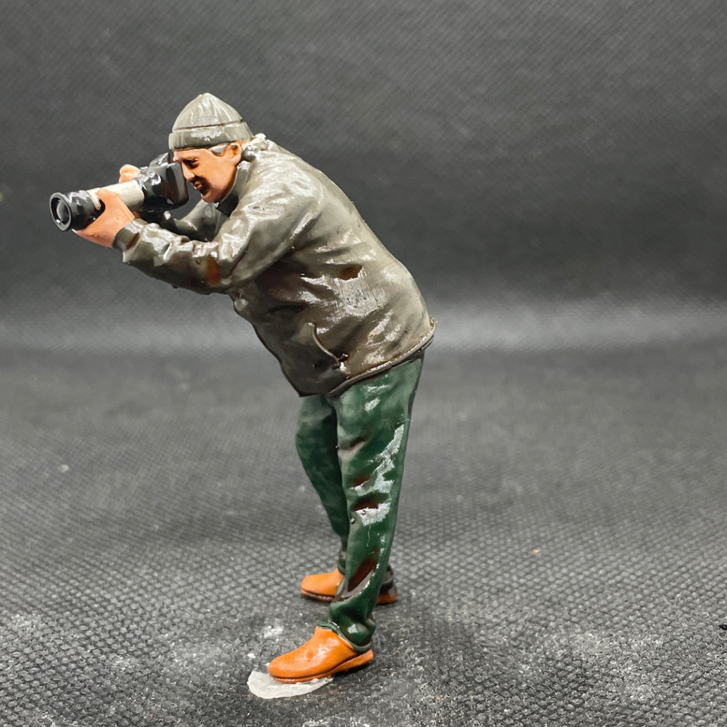 Figur: Heinz - Fotograf - Fotografiert sicher nicht nur Eisenbahnen!