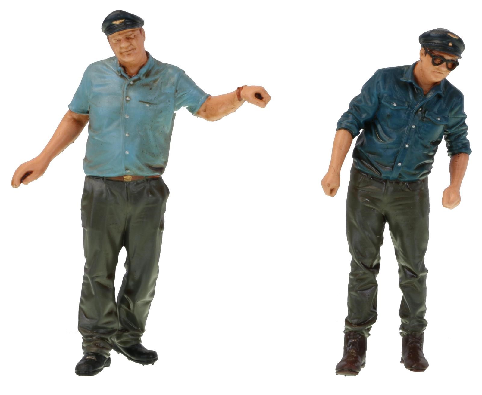 Lokführer Eric und Heizer Henry für die LGB Neuheit 2026 - Art. Nr. 24732 - Dampflok Spreewald der DEV.