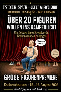 Gro�e Figurenpremiere - IN DER SPUR - Jetzt wird�s bunt!