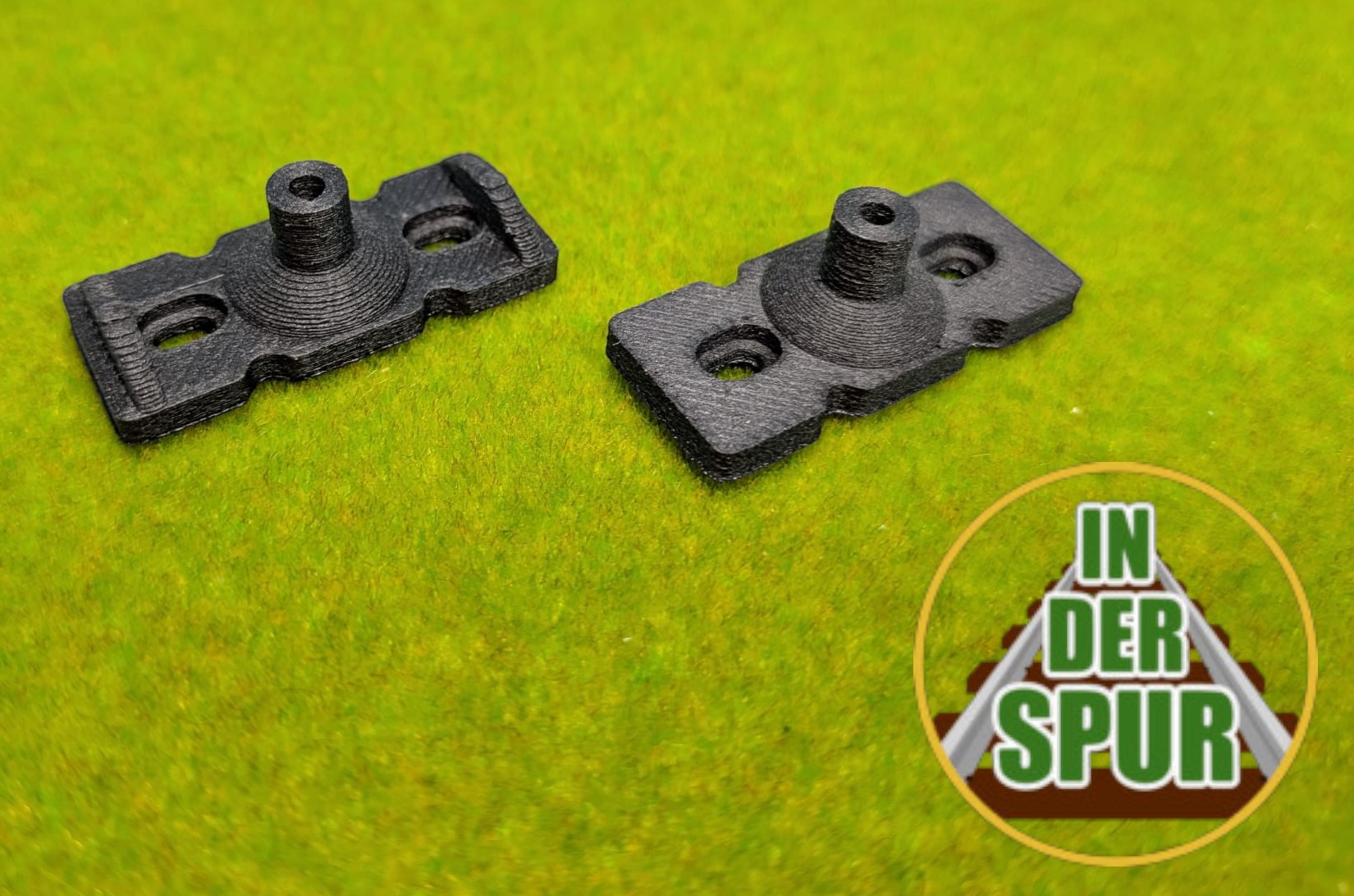 IN DER SPUR - Spur G: 2x Lagerplatten f�r Drehgestell Ersatzteil LGB PIKO f�r Bastler verst�rkt