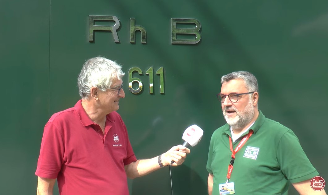 Das LGB Interview zur Original-Lok Ge 4/4 II Nr. 611 Landquart mit Tilman Laube von Grün & Chrom sowie Andreas Franz von LGB