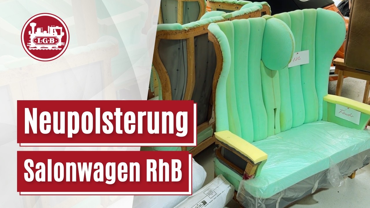 Der Verein «Pro Salonwagen RhB» hat es sich zur Aufgabe gemacht, die historischen Salonwagen wieder in den Zustand von 1930 zu versetzen. Dazu werden die Wagen mit den ursprünglichen Polsterstoffen und Teppichen sowie viel Herzblut neu ausgestattet.