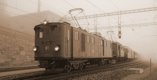 Güterzuglokomotive Ge 4/4 81 auf Heimatbesuch - Anfangs Oktober kehrte die Lok von 1916 wieder auf ihre ursprüngliche Strecke zurück. Ein Bildbericht von zwei wunderbaren Tagen