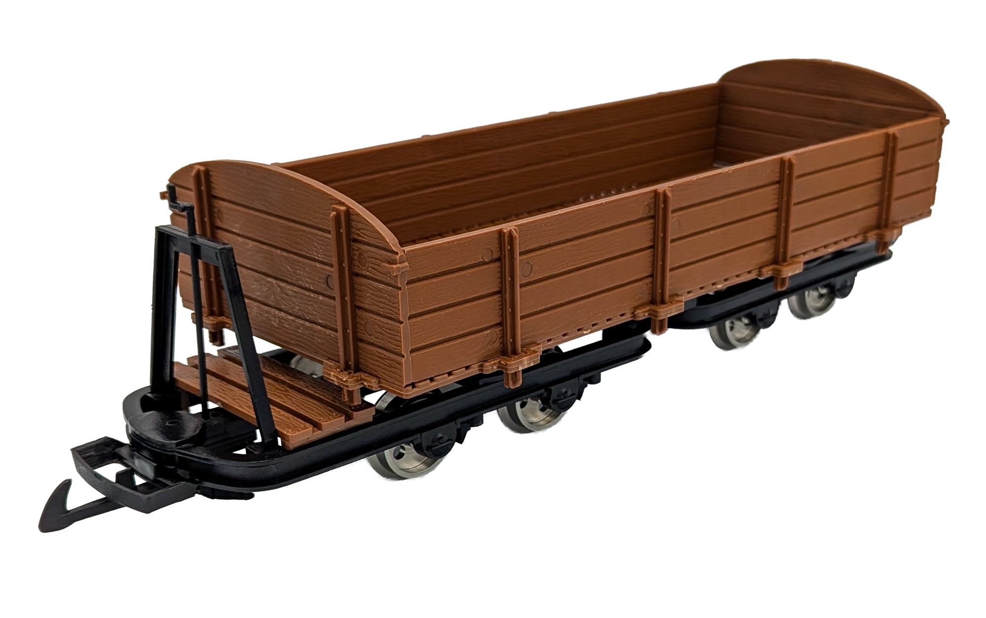 Art. Nr. 0181 - Feldbahnniederbordwagen - 4achsig - braun - UVP 120 EUR 