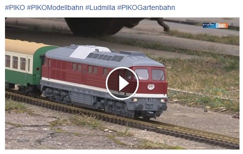 RollOut Video - Ludmilla - BR 132 von PIKO - Hier ist das Video des MDR auf FACEBOOK zu sehen. Einfach auf das Bild klicken! 