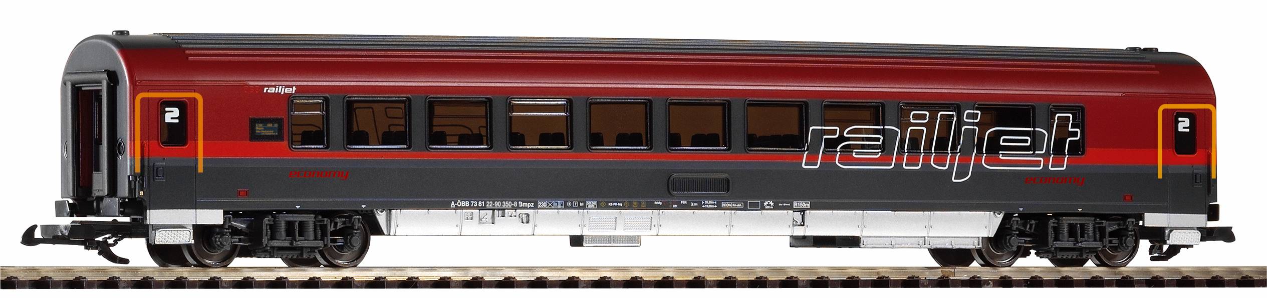 G Personenwagen 2. Klasse - Railjet ÖBB - Art. Nr. 37665