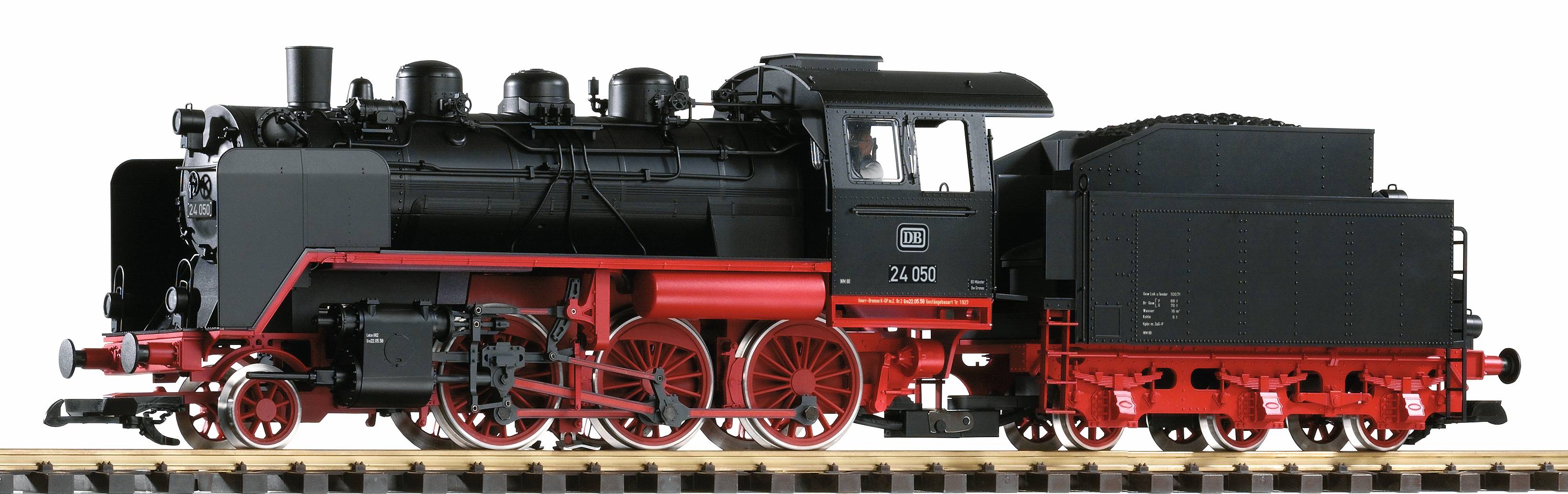 G-Dampflok - Baureihe24 DB mit Wagner-Windleitblechen  inkl. Dampf - Art. Nr. 37214