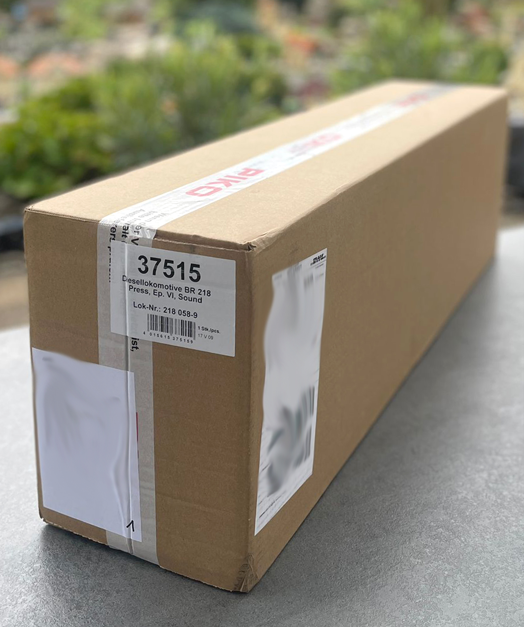 Gut verpackt kommt die G Diesellok - PIKO Art. Nr. 37515 beim Kunden an. 