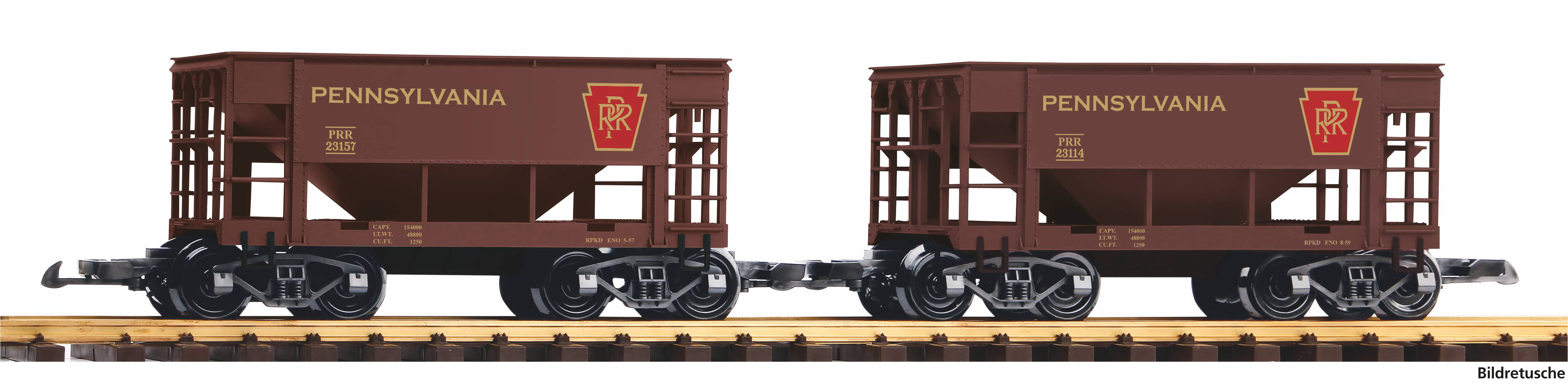 G 2er Set Schüttgutwagen PRR - Art. Nr. 38972