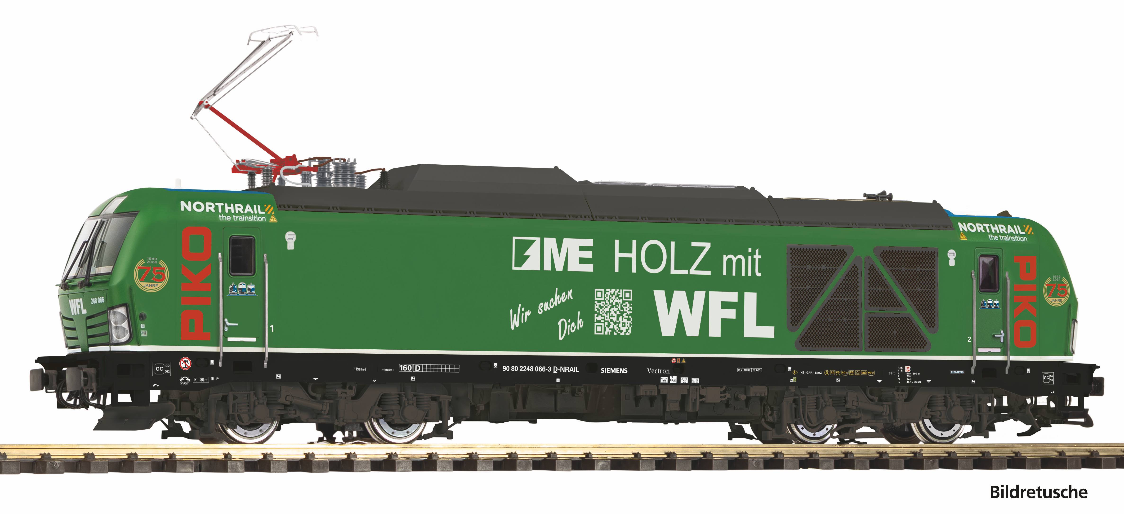 PIKO 37471 - G Zweikraftlok Vectron "dual mode" NorthRail / PIKO / WFL VI - digitale Version 