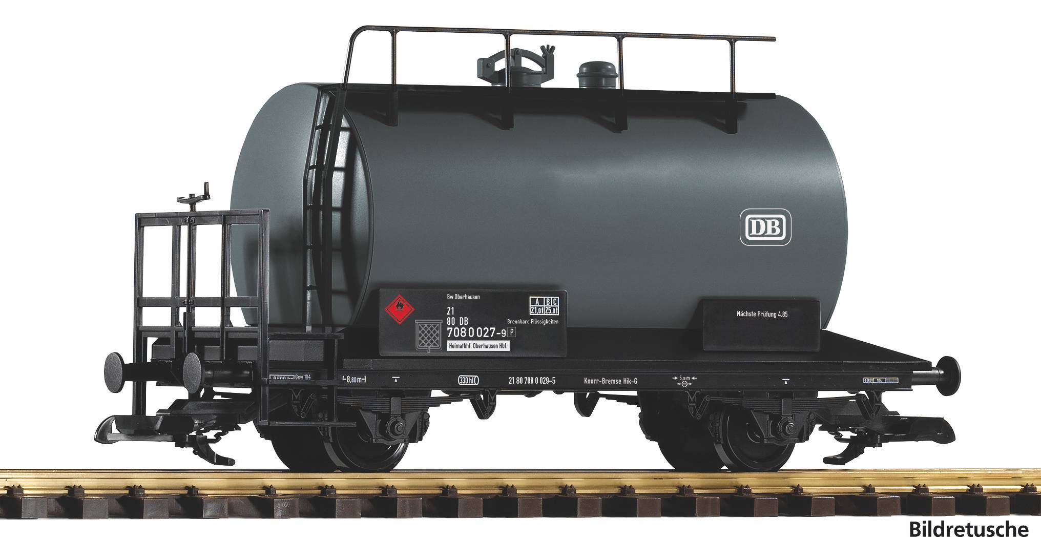 PIKO 37778 - G Kesselwagen DB IV - Wagennummer 708 0 027-9