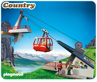 Country - neue Kollektion 2013 von Playmobil. Hier die Seilbahn