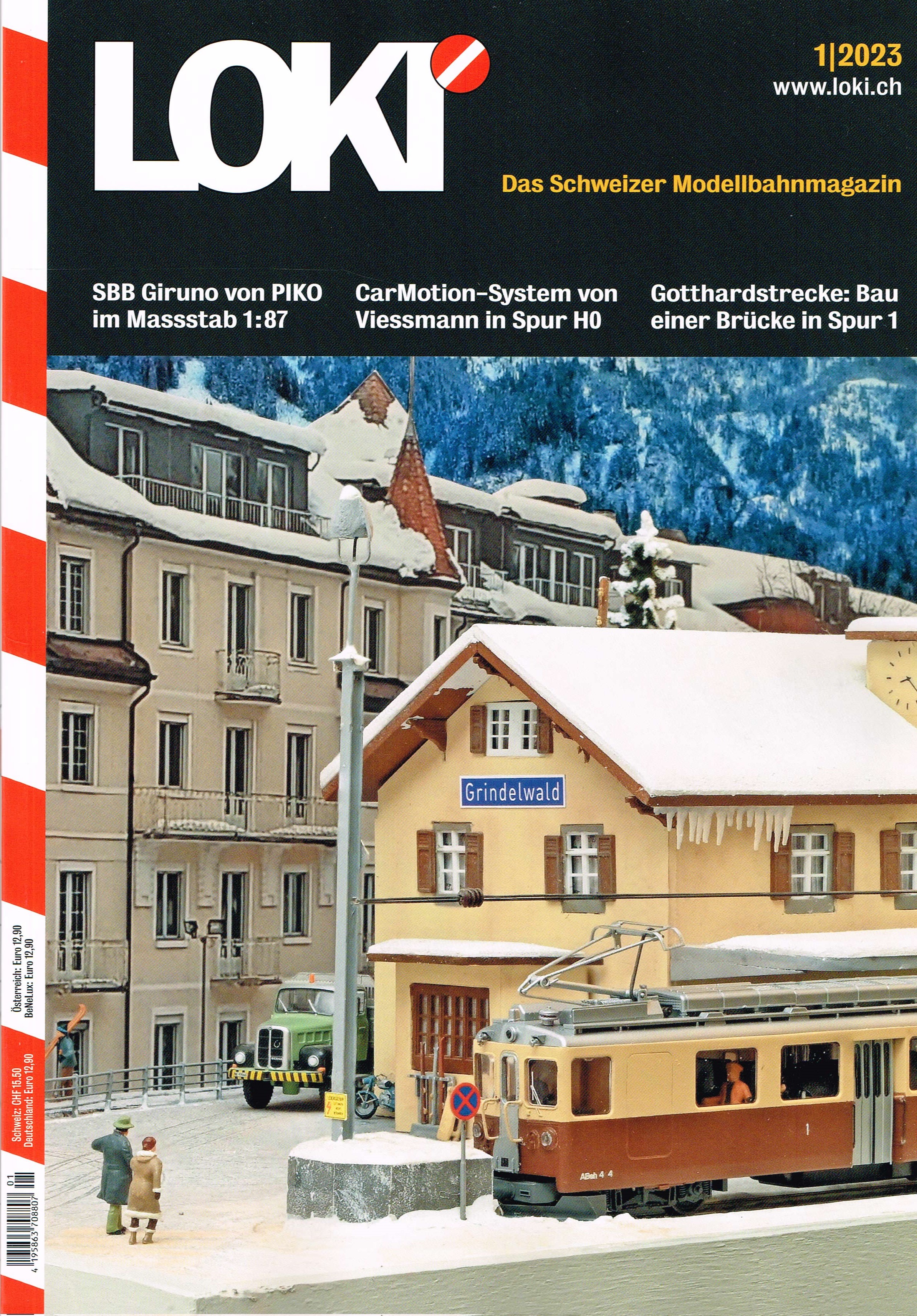 LOKI Das Schweizer Modellbahnmagazin 1/2023 wurde bereits im Dezember ausgeliefert. 