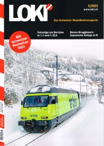LOKI Das Schweizer Modellbahnmagazin 3/2023 wurde heute angeliefert. 