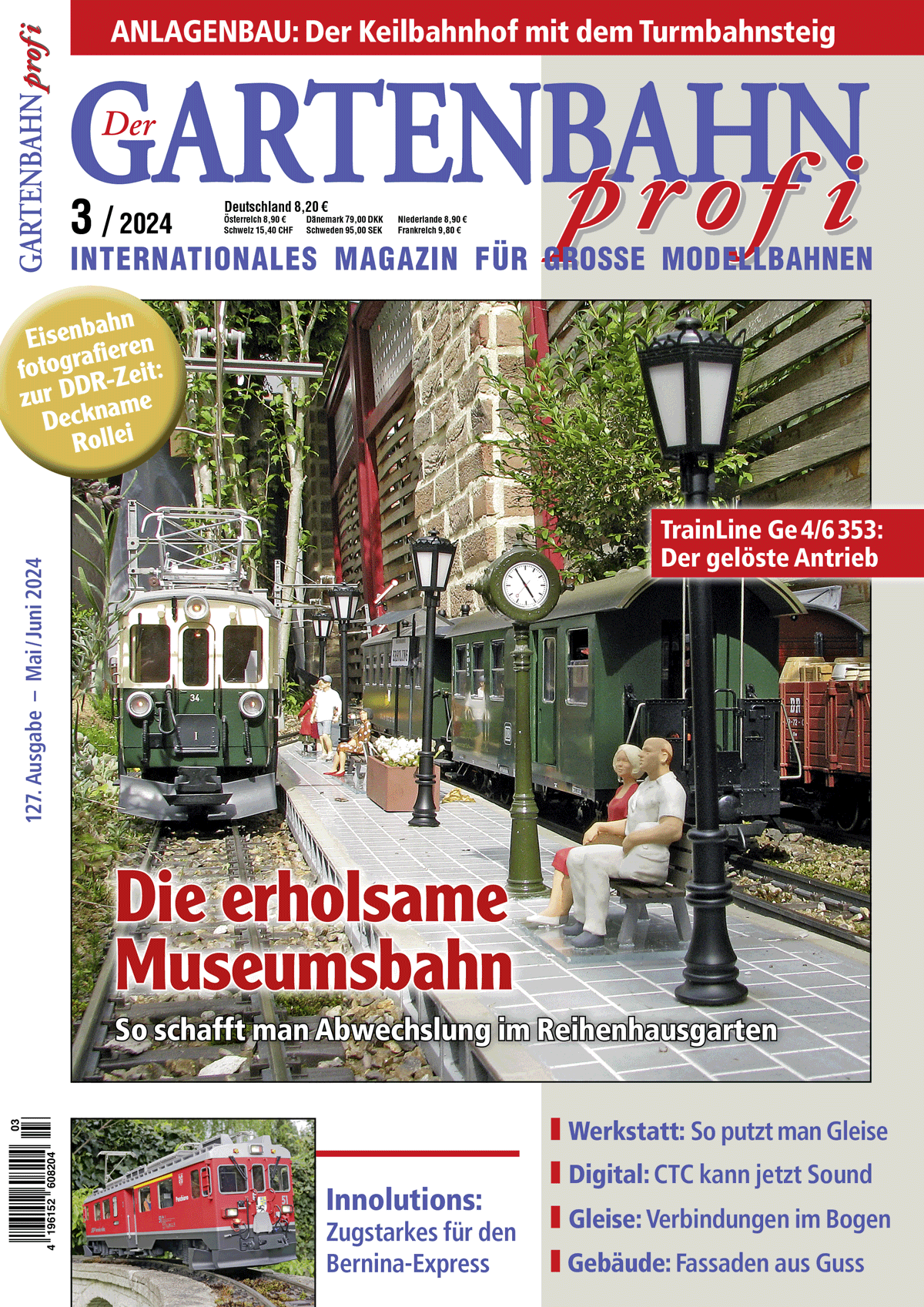 Der GARTENBAHN profi internationales Magazin fr groe Modellbahnen  3/2024
