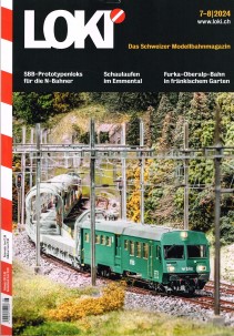 LOKI Das Schweizer Modellbahnmagazin 7-8/2024 ist an- und ausgeliefert. 