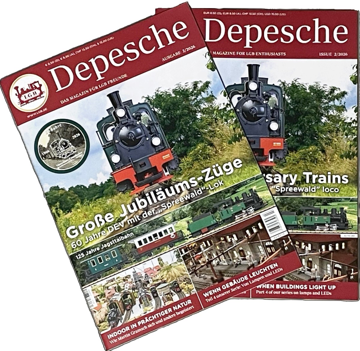 LGB Depesche 2/2026 ausgeliefert für Deutschland und US