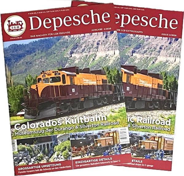 LGB Depesche Ausgabe 3/2026 angeliefert. 