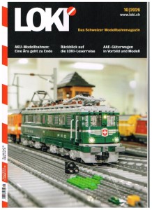 Die Ausgabe 10/2026 der LOKI - Fachzeitschrift aus der Schweiz - ist gut bei mir angekommen. 