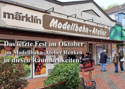 Das letzte Fest im Oktober im Modellbahn-Atelier Renken in Essen- Steele