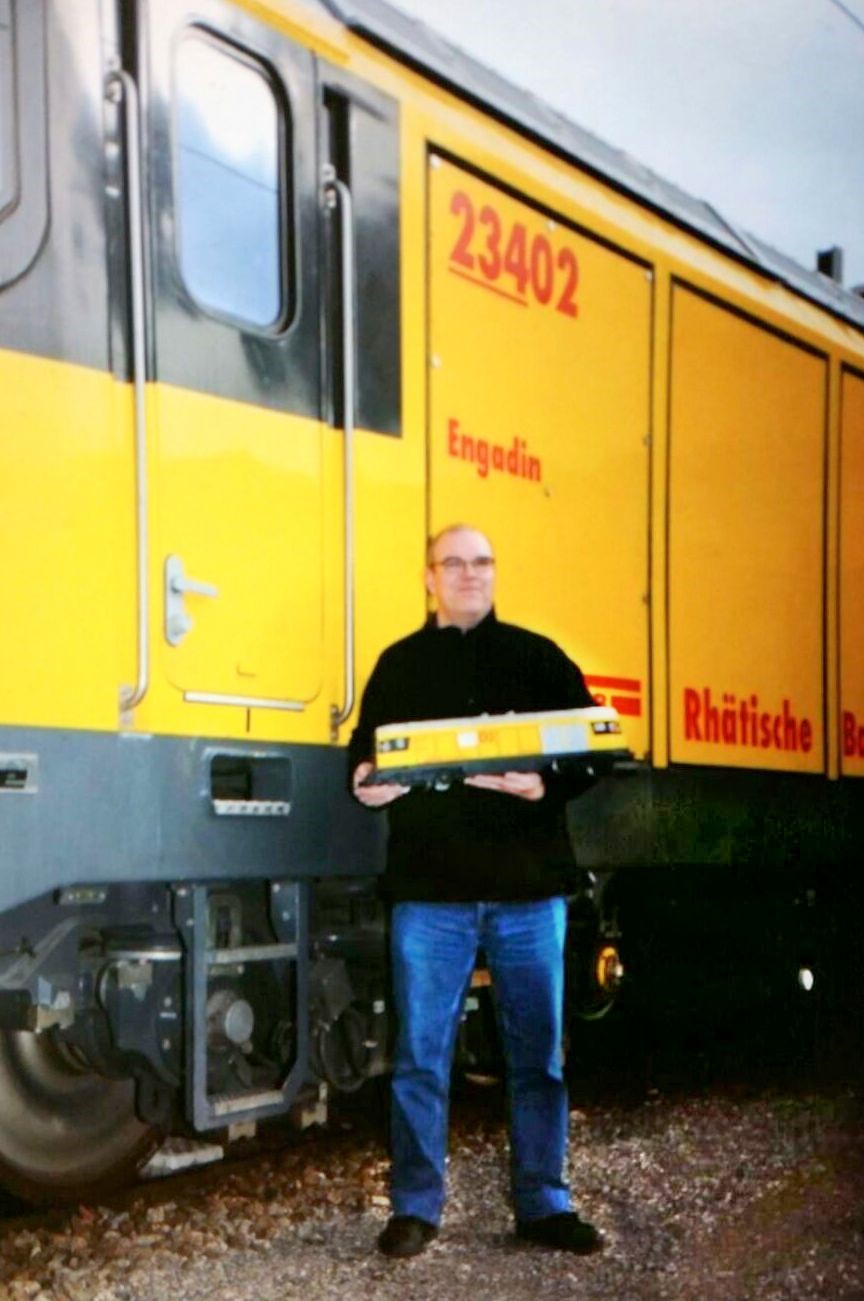Der Besitzer des Modells, Herr Michael Daut aus Nrnberg, kann stolz auf diese Lokomotive im Gartenbahnmastab "G" oder 1:22,5 sein. Original und Modell sind bis auf die Gre fast identisch in der Ausfhrung. 
