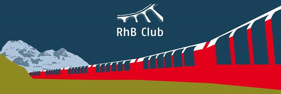 Logo des RhB-Club der Rhtischen Bahn