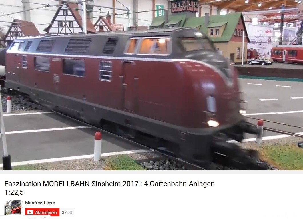 Video von der Faszination Modellbahn Sinsheim 2017