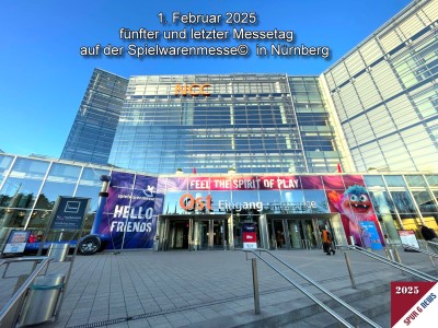 1. Februar 2025 - fnfter und letzter Tag auf der Spielwarenmesse in Nrnberg
