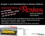 Zum Modellbahnfest im Oktober 2018 im Modellbahn-Atelier-Renken in Essen (Steele). 