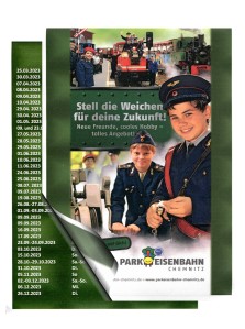 Parkeisenbahn Chemnitz (PEC) - alle Termine 2023