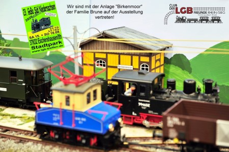 Vormerken: Club der LGB Freunde Rhein Sieg ist mit der Anlage "Birkenmoor" zu Gast in Eschershausen.
