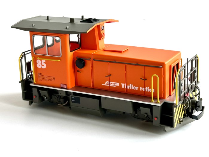 Seitenansicht der Tmf 2_2 Nr. 85 von TrainLine 45. 
